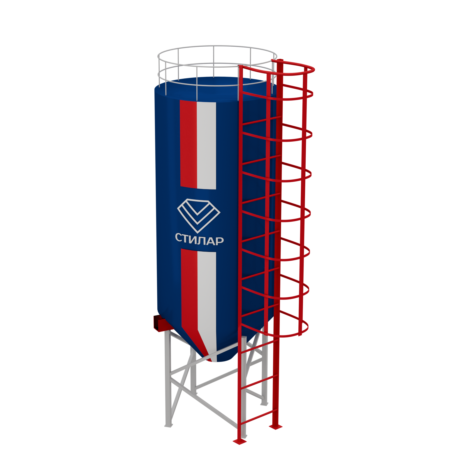 Цельносварный силос для песка 60 м³ от производителя